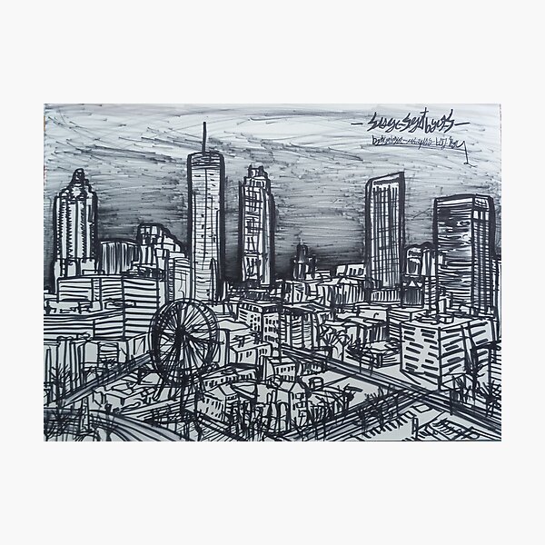 Item preview, Atlanta Skyline 1 designed and sold by LifeQuester.