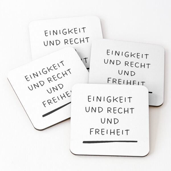 Item preview, "Einigkeit und Recht und Freiheit" Minimalist Design designed and sold by RM-Journey.