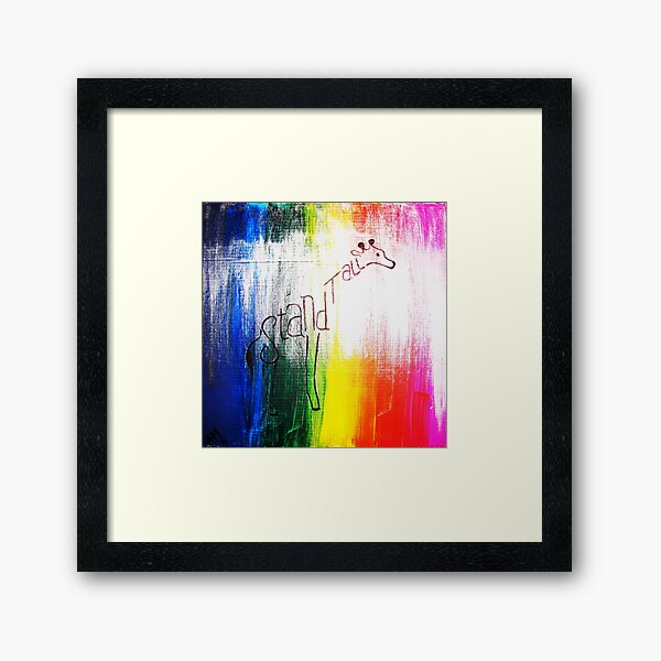 "Stand Tall" Framed Art Print by mancino Redbubble