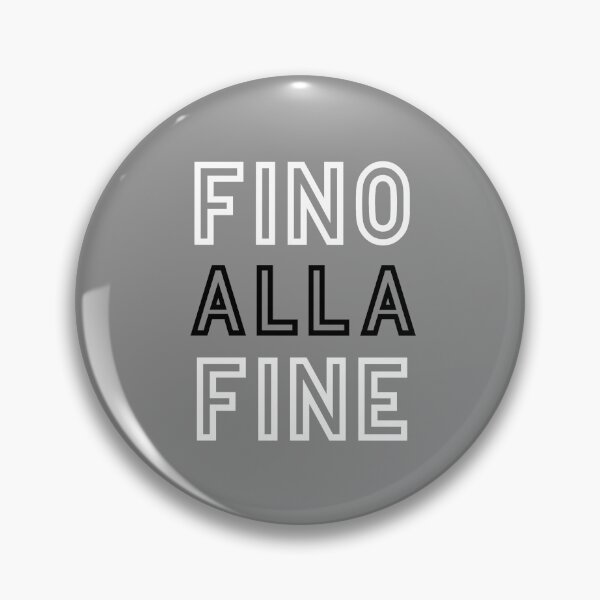 Item preview, Fino Alla Fine White Black designed and sold by VRedBaller.