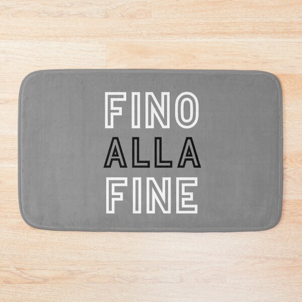 Item preview, Fino Alla Fine White Black designed and sold by VRedBaller.