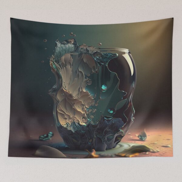 Item preview, "Colorful Abstractions: Exploring the Melting and Disintegration of Glass as it Passes Through Time designed and sold by DaniFantasy.
