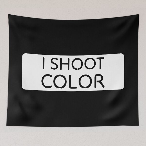 Item preview, I Shoot Color - Cool photography accessories gifts designed and sold by theredfoxs.