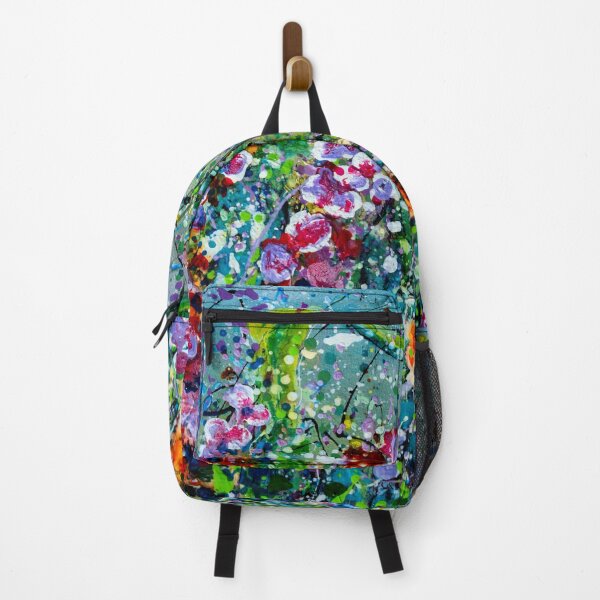 Item preview, Whimsical Spring Meadow Flowers Jackson Pollock Inspired designed and sold by Rocky Mountain Artistry.