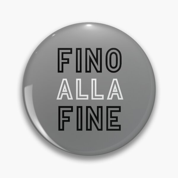 Item preview, Fino Alla Fine Black White designed and sold by VRedBaller.