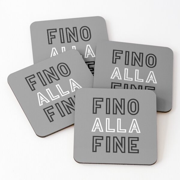 Item preview, Fino Alla Fine Black White designed and sold by VRedBaller.