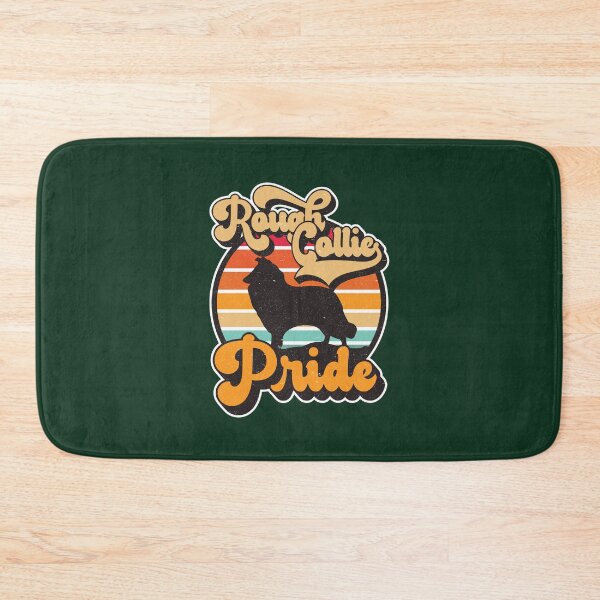 Item preview, Rough Collie Pride Retro Sunset Dog Silhouette Pet Design designed and sold by CRHPOD20.