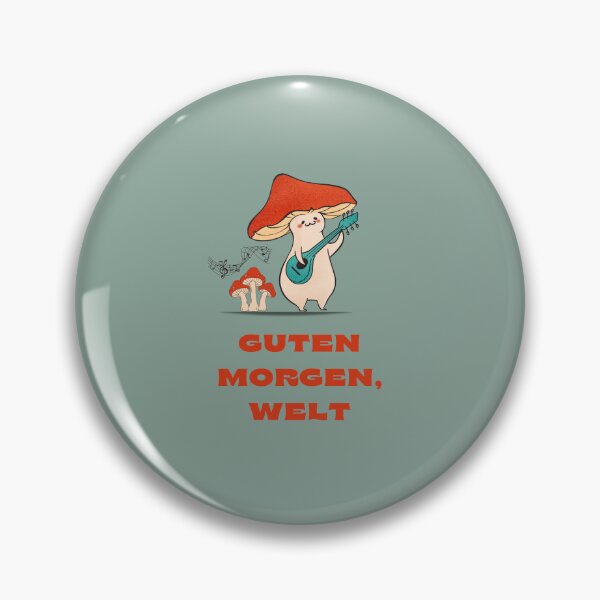 Item preview, "Guten Morgen, Welt" Typography Design designed and sold by RM-Journey.