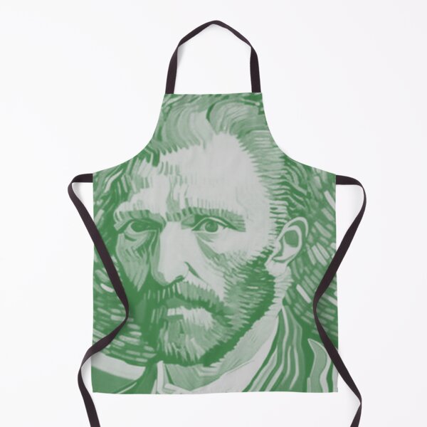 Item preview, Vincent Van Gogh Starry Night Vector art Grn designed and sold by dyeaday.