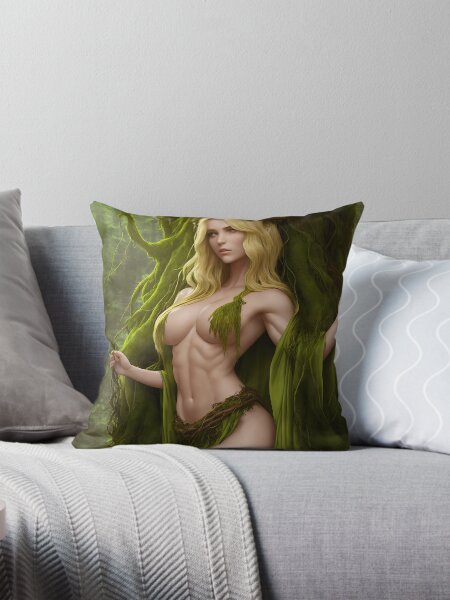 Vista previa del artículo con la obra «Dragones y mazmorras femeninas Dryad», diseñado y vendido por Poisoner Art.