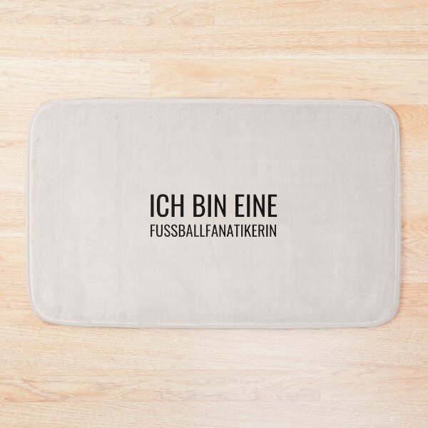 Item preview, "Ich bin eine Fußballfanatikerin" Soccer Typography Design designed and sold by RM-Journey.