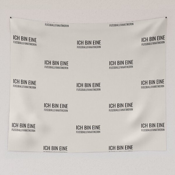 Item preview, "Ich bin eine Fußballfanatikerin" Soccer Typography Design designed and sold by RM-Journey.