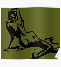 Reclined Figure Poster