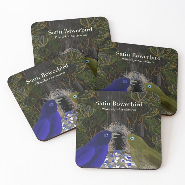 Item preview, Satin Bowerbirds (text) designed and sold by Donnahuntriss.
