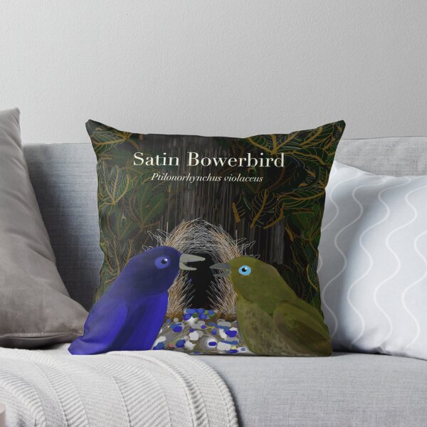 Item preview, Satin Bowerbirds (text) designed and sold by Donnahuntriss.