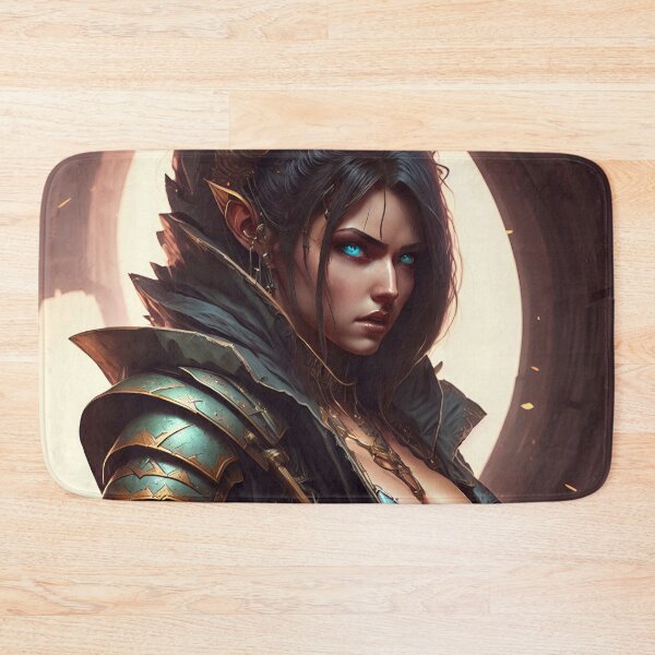 Item preview, Blue Eyed Elven Warrior designed and sold by Poisoner Art.