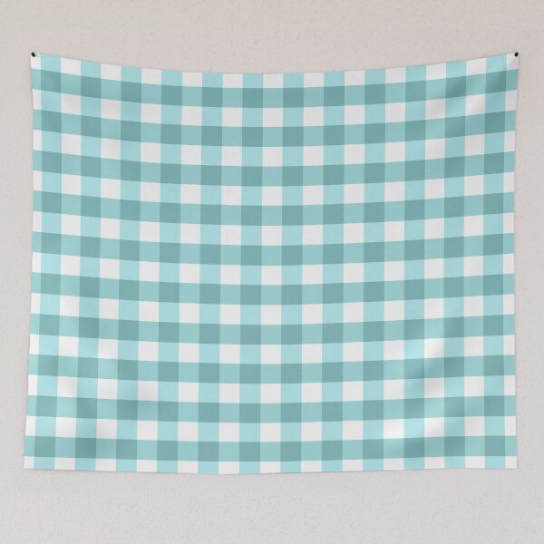 Item preview, Gingham - Aqua designed and sold by lisajaynemurray.