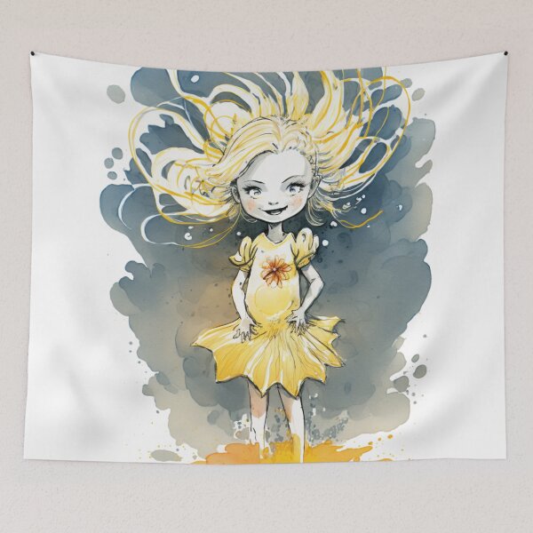 Item preview, Little girl with magic designed and sold by fanzen69.