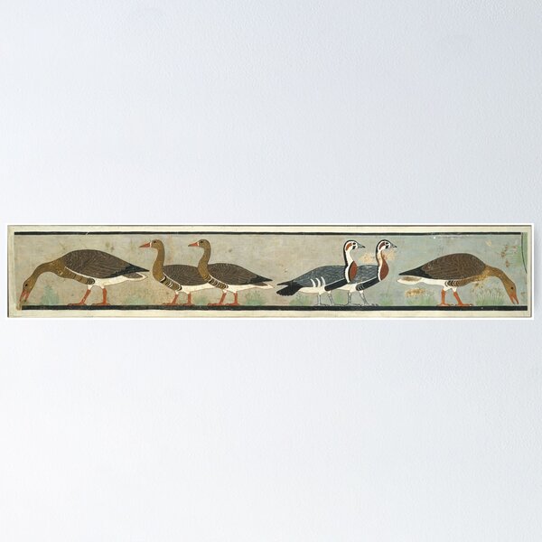 Item preview, Facsimile Painting of Geese, Tomb of Nefermaat and Itet, by Charles K. Wilkinson  designed and sold by Amanda1775.