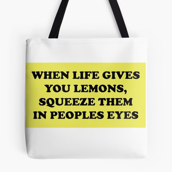 Item preview, When Life Gives You Lemon Funny Cool Motivational designed and sold by sillyquestions.