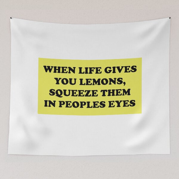 Item preview, When Life Gives You Lemon Funny Cool Motivational designed and sold by sillyquestions.