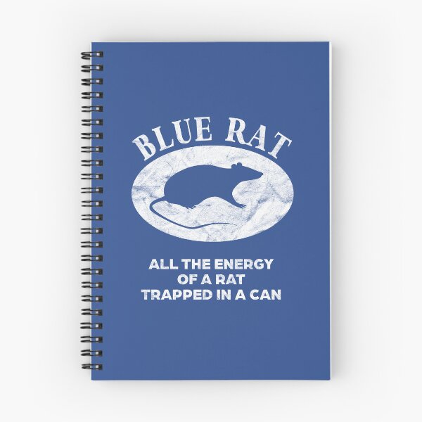 Item preview, Blue Rat All The Energy Of A Rat Trapped In A Can - Destressed Design designed and sold by risible.