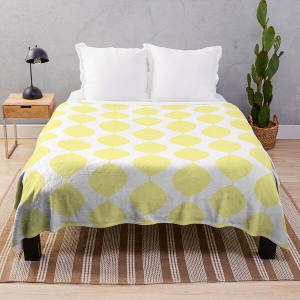 Item preview, Midcentury Modern Retro 60s Waves Pattern  (Yellow Pastel) designed and sold by Makanahele.