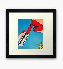 Blood Red Framed Print