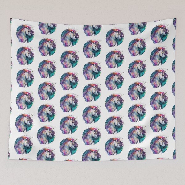 Item preview, Cosmic watercolor unic #35 unicorn designed and sold by LaElee.