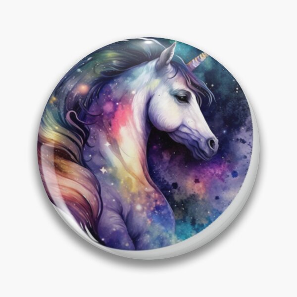 Item preview, Cosmic watercolor unic #36 unicorn designed and sold by LaElee.