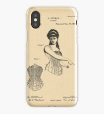 1878 Patent Corset iPhone Case