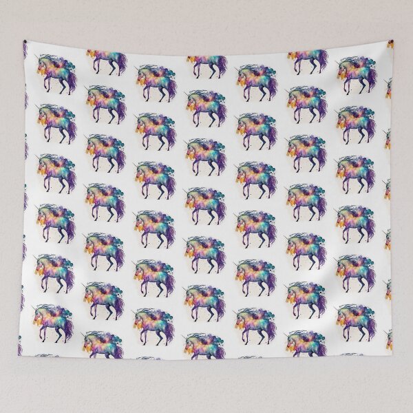 Item preview, Cosmic watercolor unic #40 unicorn designed and sold by LaElee.
