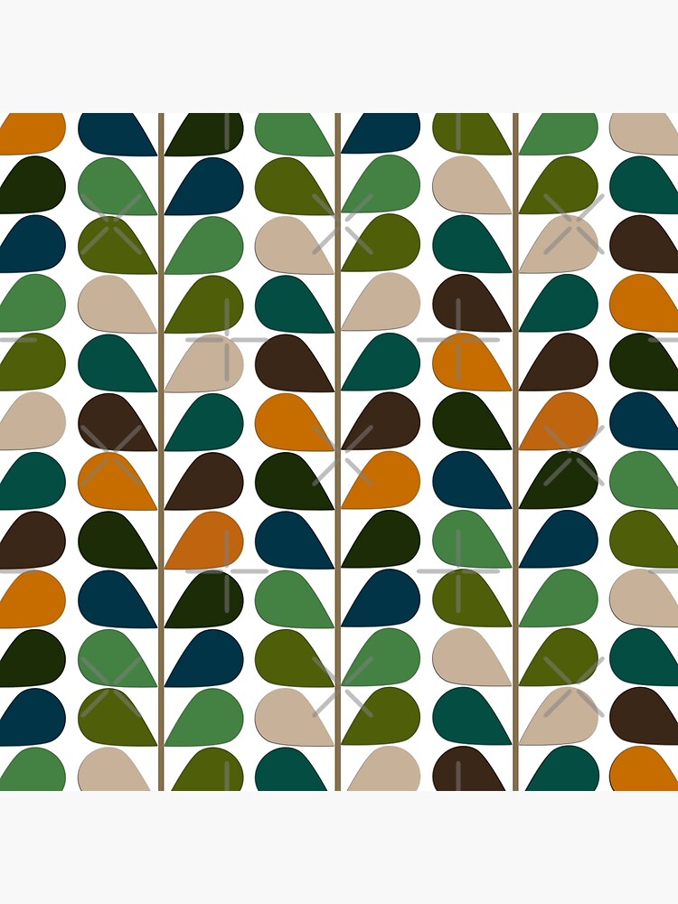 Retro 60s Mid Century Modern Pattern 2 by Makanahele