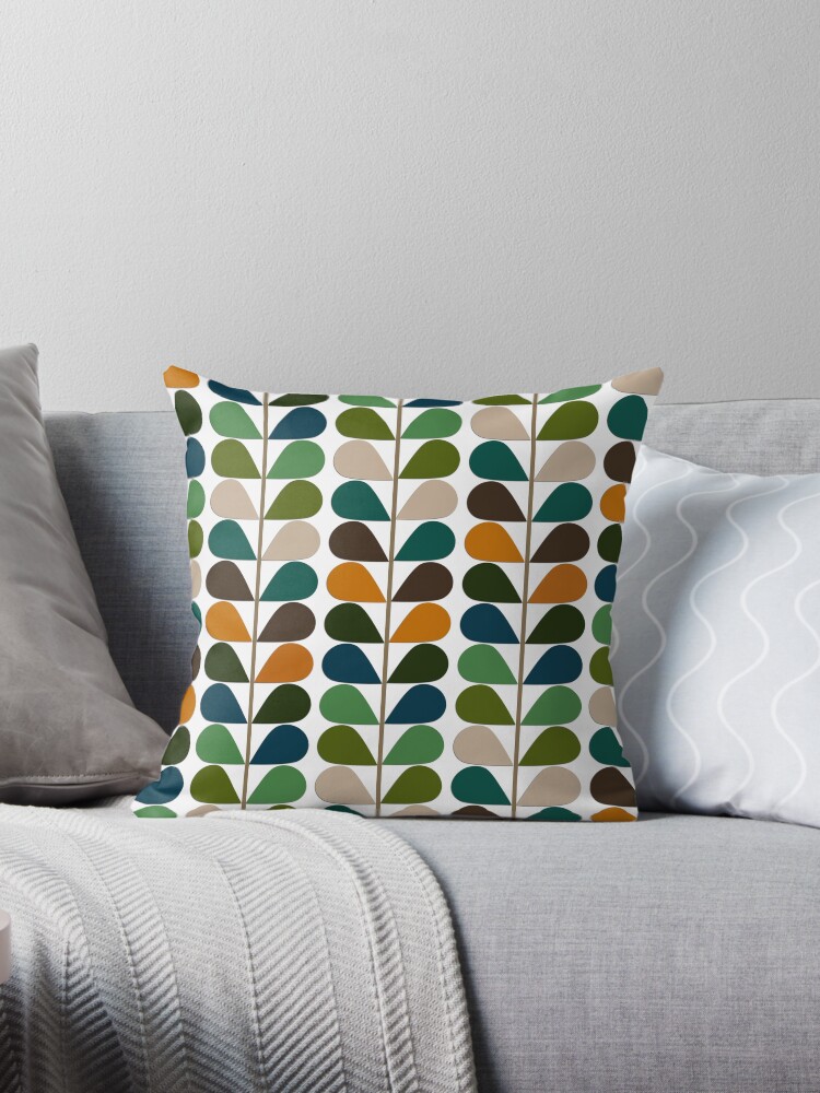 mid century modern sofa pillows