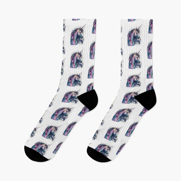 Item preview, Cosmic watercolor unic #41 unicorn designed and sold by LaElee.
