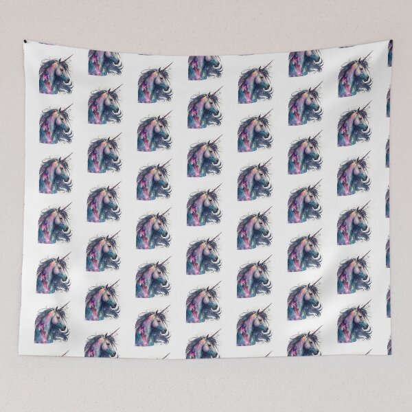 Item preview, Cosmic watercolor unic #41 unicorn designed and sold by LaElee.