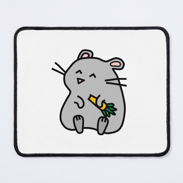 Item preview, Cute Happy Mouse Eating a Carrot designed and sold by OrderofOps.