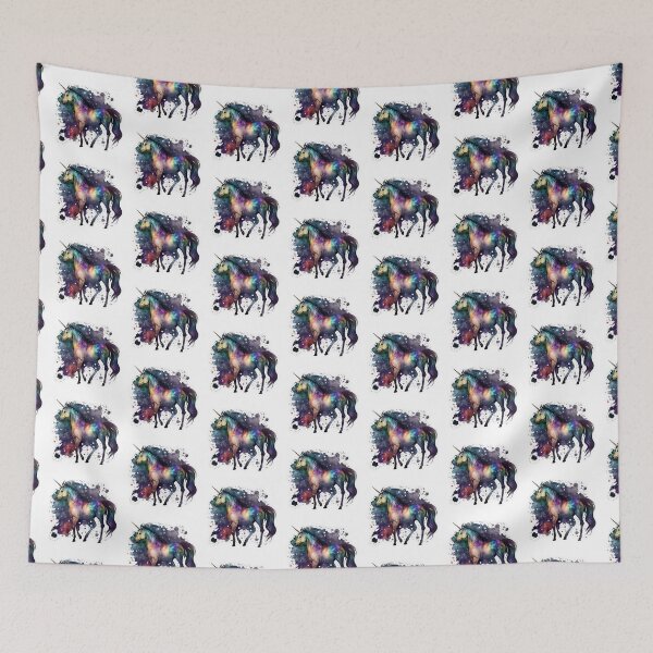 Item preview, Cosmic watercolor unic #45 unicorn designed and sold by LaElee.