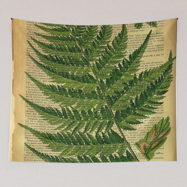 Item preview, Botanical print, on old book page designed and sold by edgarali.