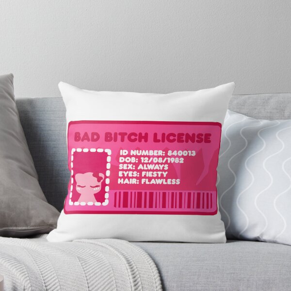 Item preview, Bad Bitch License designed and sold by ahahaitsart.