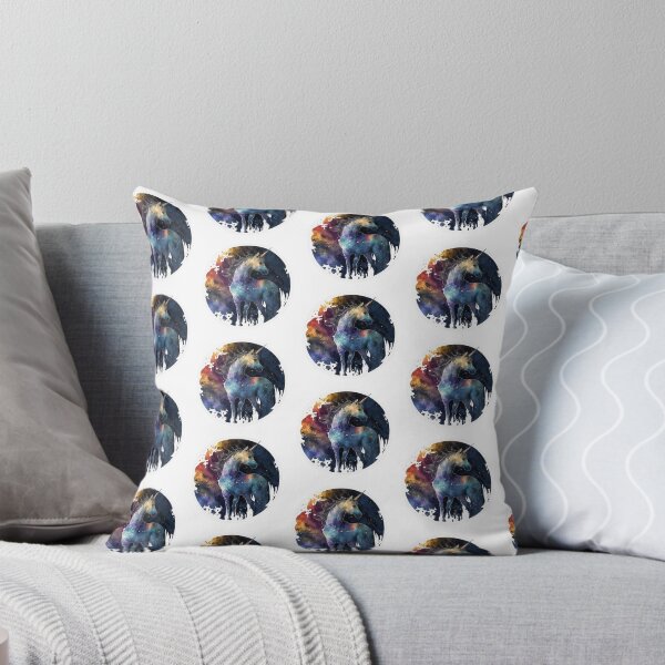 Item preview, Cosmic watercolor unic #50 unicorn designed and sold by LaElee.