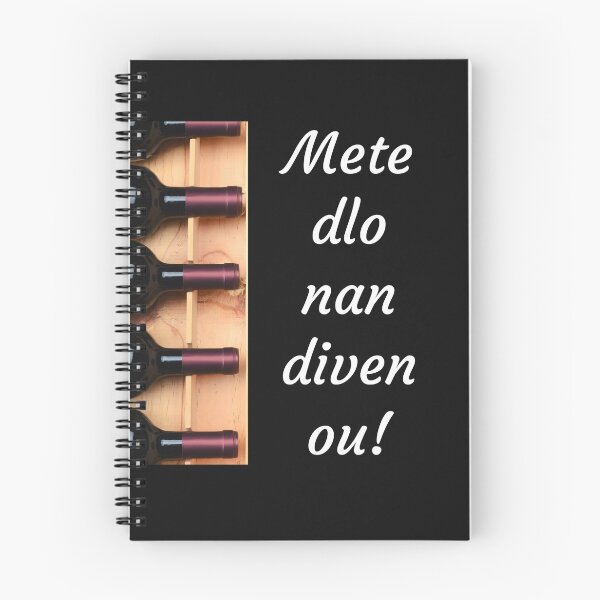 Item preview, Mete dlo nan diven ou. Haitian saying about putting water in your wine or slow down. designed and sold by Msmlcobb.