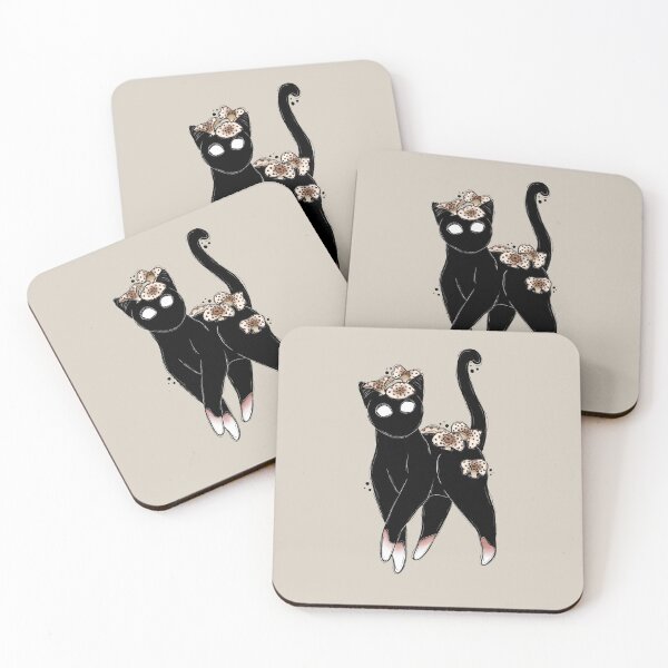 Item preview, Hawks Wing Mushroom Cat designed and sold by TinyKatCreative.