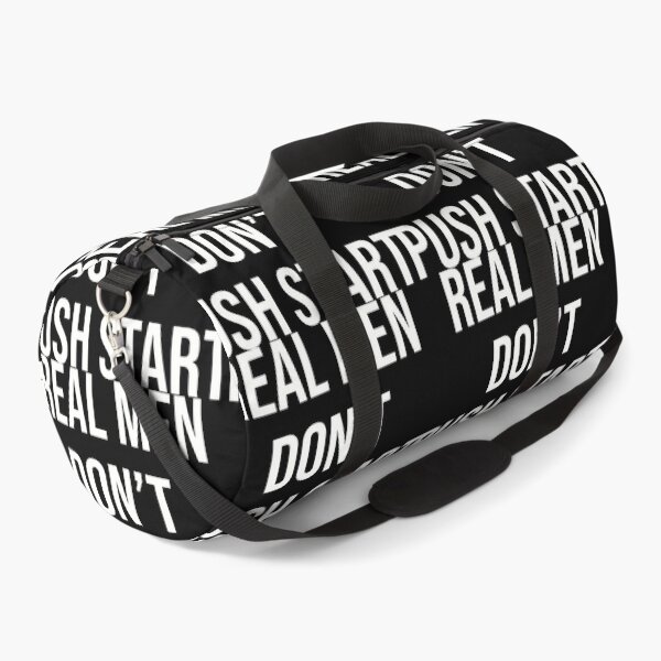 Item preview, Real Men don't Push Start - Vintage Motocross Design - Kickstart Kenny Edition designed and sold by starider.