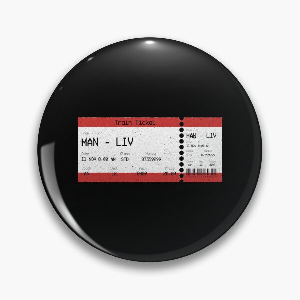 Item preview, Manchester - Liverpool Train Tickets designed and sold by theredfoxs.