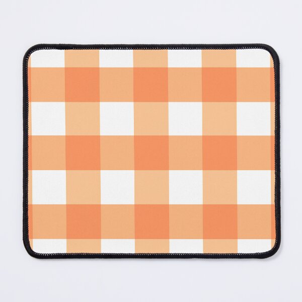Item preview, Gingham - Tangarine designed and sold by lisajaynemurray.