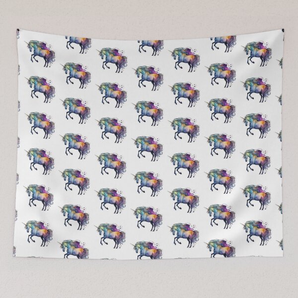 Item preview, Cosmic watercolor unic #56 unicorn designed and sold by LaElee.