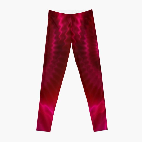 Red Power Wave Leggings