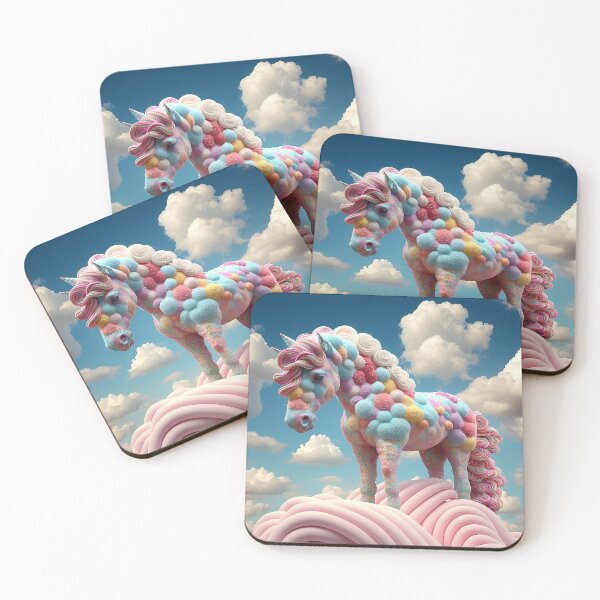 Item preview, Unicorn Candy Land Pony AI Digital Artwork  designed and sold by T3goods.