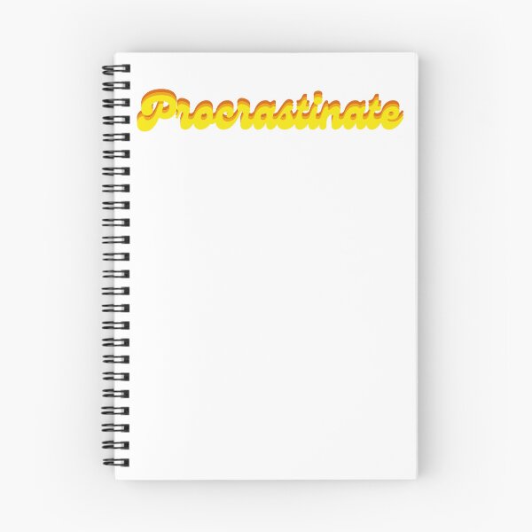 Item preview, Procrastinate designed and sold by MangaKatStudios.